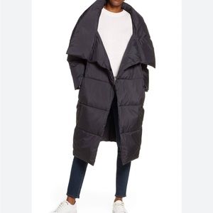 Ugg SzXS Catherina Long Puffer Coat Olive Green